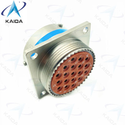 品質  19 Female Pins MIL-DTL-26482 Connector Electroless Nickel Finsh Mil Dtl 26482 Series Ii 工場