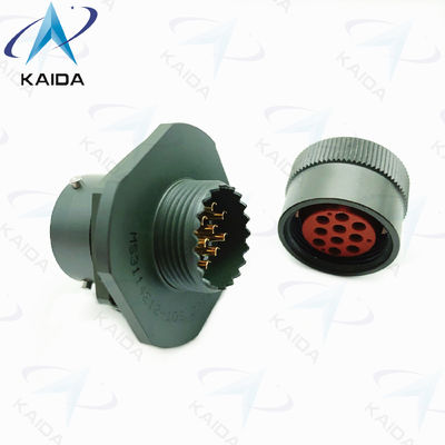 品質  Jam Nut Receptacle MIL-DTL-26482 Series I 10 Female Pins Mil Dtl 26482 Connector 工場