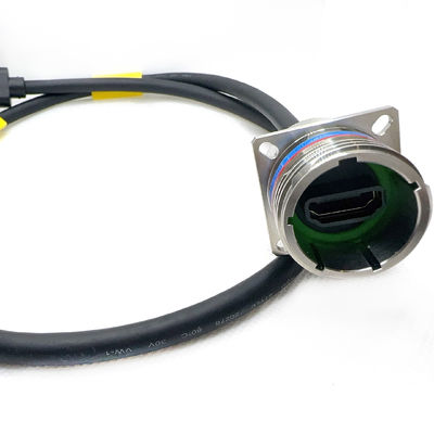 品質  YW3 20E06S-K Stainless Steel Passivated HDMI Connector for Professional Applications.D38999 Series with HDMI.High Definition Multimedia Interface 工場