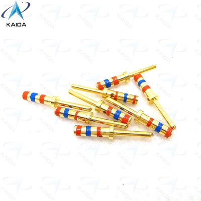 品質  D38999 Series Cooper Alloy Contact with Gold Plating Meeting Customer Requirements.M39029/58-363.20# Pin Contact.Color bands with Orange - Blue - Orange 工場