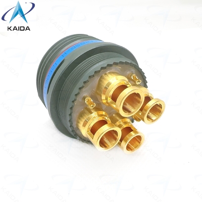 品質  6 Contact Olive Green Cadmium Plug for Exceptional Durability and Reliability.D38999 Series Epoxy Potting.D38999/26WJ28SB-H.Solder Power Contacts 工場