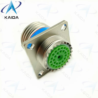 500Vの電極性ニッケルD38999/20FD31SA.8Dシリーズを持つMIL-DTL-38999シリーズIIIのスクエアフレンズ容器