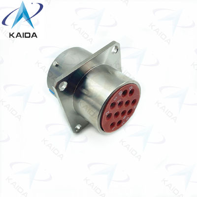 厳しい環境 XC24F12K1D1 電気のないニッケルコネクタシェル 12コンタクト