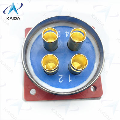 Y50DX アルミニウム円形電気接続器 3 コンタクト 動作温度 -55°C から 125°C
