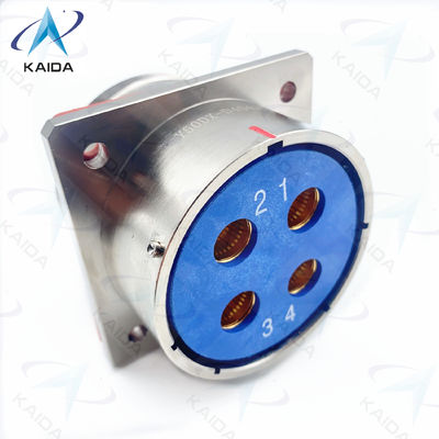 Y50DX アルミニウム円形電気接続器 3 コンタクト 動作温度 -55°C から 125°C