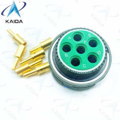 ロープ付き金付銅合金 MIL-DTL-38999シリーズ3 プラグコネクタ 8# 電源連絡.D38999/26WH06PN.8Dシリーズ