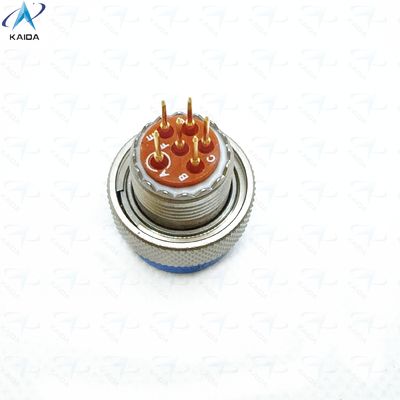 MIL-DTL-38999 シリーズ2 熱塑性隔熱器 電気のないニッケル ショートPCB テイル 6 コンタクト 金色 MS27484T10F98PCN