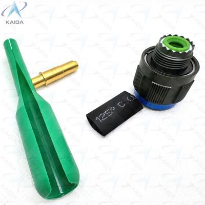 MIL-DTL-38999シリーズIIIプラグコネクタタイプ -55°Cから125°C お客様の要求に応じ D38999 /26WB81PN.1 Twinax連絡 D38999/26WB81PN オリーブグリーンカドミウム