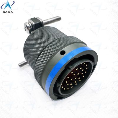 オリーブグリーンカドミウムシェル仕上げ ミニチュアコネクタ MIL-DTL-26482シリーズI 軍事用および航空宇宙用 MS3116F18-32PN,ケーブルクランプ付きプラグ.