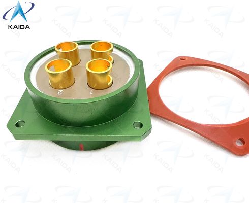アルミニウム円形電気コネクタ -55C〜125C 極度の温度における重労働産業機械用 高電流コネクタ Y50DX-3204ZK10P1