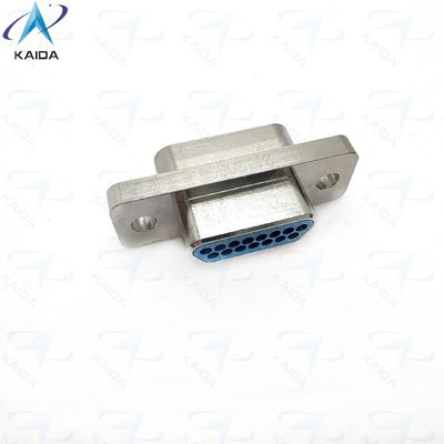 MDM-15PSP マイクロD メタルシェル ニッケル仕上げ 耐久性のある性能のために.銅合金 金板接触は,MIL-DTL-83513 MDM-15PSP に準拠しています.
