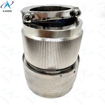 電気のないニッケルシェル 円形電気コネクタ 100A 電流指定 重用機械用 プッシュ・プルロックメカニズムとして設計 防雨 防塵 保護シェル