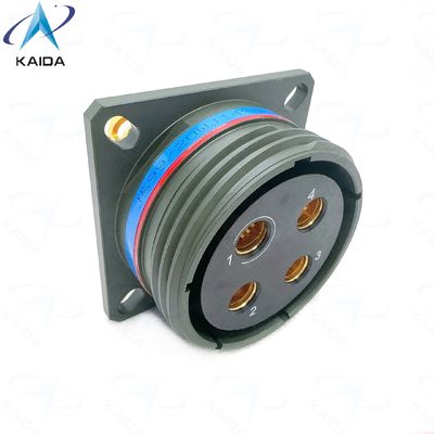 長寿命性能のためのエンデュランス500サイクル オリーブグリーン カドミウムReRe。D38999シリーズ カスタムエポキシポッティングレセプタクル。D38999/20WJ14SN-H