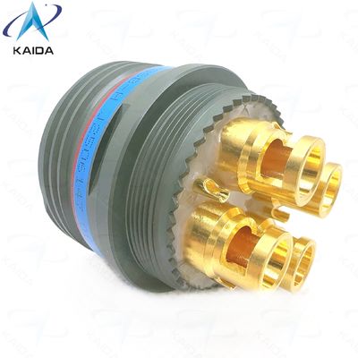 6 接触 オリーブグリーン カドミウムプラグ 卓越した耐久性と信頼性.D38999シリーズエポキシポッティング.D38999/26WJ28SB-H.ソルダー電源接触