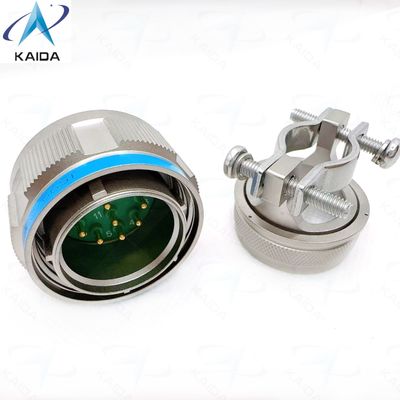 MIL-DTL-38999 シリーズ III 11 コンタクト 極限条件と厳しい環境のための溶接コンタクトタイプ.D38999/26FF11PN-H +M85049/38-19N.8D5&TV06 シリーズ.無電動ニッケル.