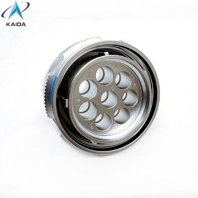 アルミ MIL DTL 38999 オーダーメイド 8 ピンの円形コネクタ RFコンタクトに適用可能.J599-T-21-8-JC400