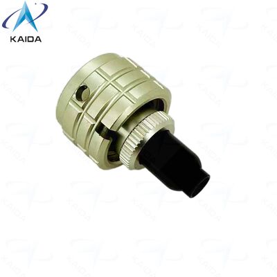 4コンタクト OHS-BC-1-4/10-P12-1-B、OHS-BC-1(2)シリーズはロシア製ONTs-BS-1(2)の代替品です。アルミニウム合金表面陽極酸化処理。ストレートプラスチックバックシェル付きプラグ。コンタクト：Ø 1 mm