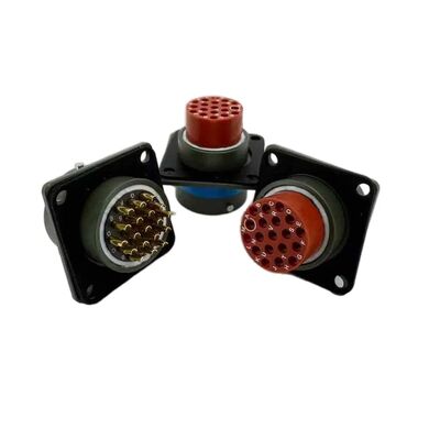 耐久性の高い高性能シェルを備えた信頼性の高いオスコネクタ スタイル Ms3112e14-19s