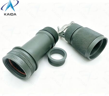 シェルサイズ 17 背面シェル オリーブグリーン カドミウムプレート ストレート EMI/RFI 環境バックシェル AS85049/10 と MS3437A