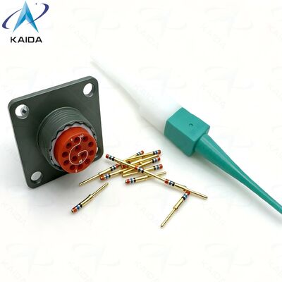 MIL-DTL-38999 Series Ⅱ Wall Mounting Receptacle Designed for Back Panel Mounting.MS27497T10B35P.Complies with JTPQ00R specification.